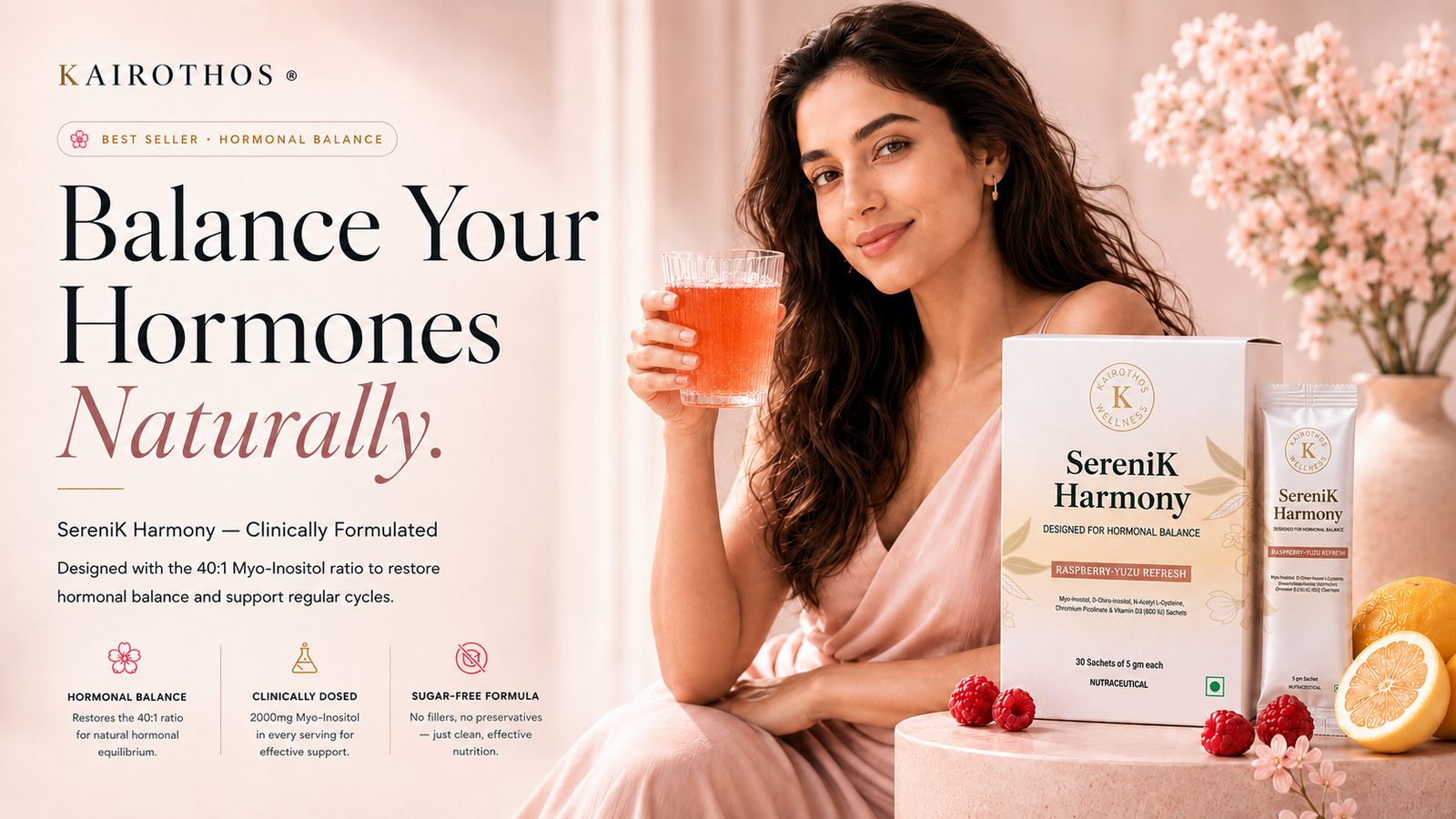 SereniK Control premium homepage banner