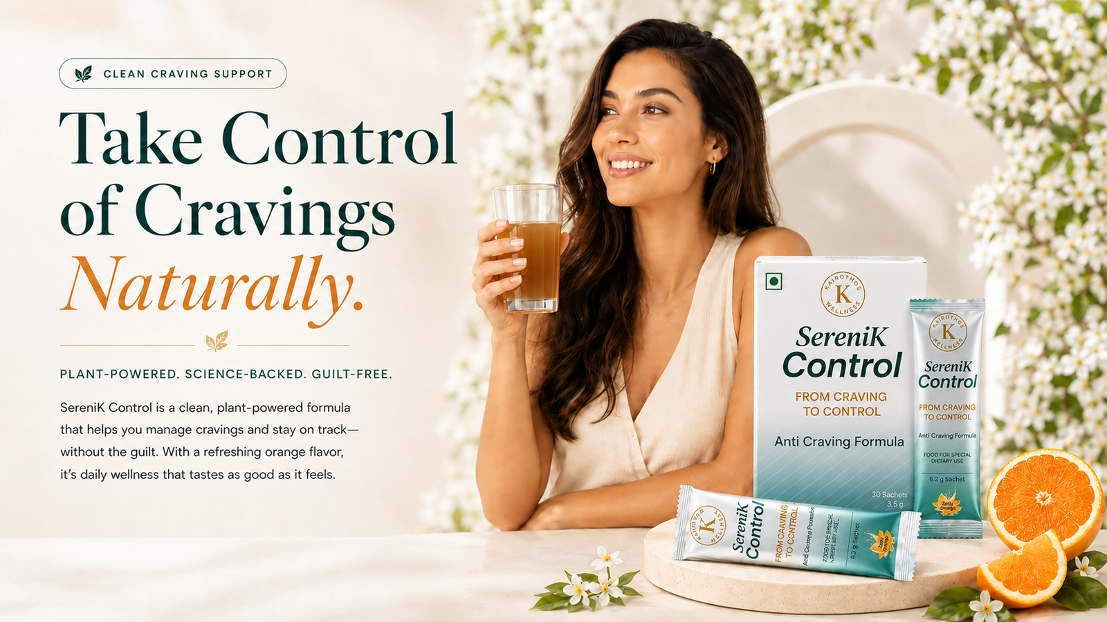 SereniK Harmony premium homepage banner